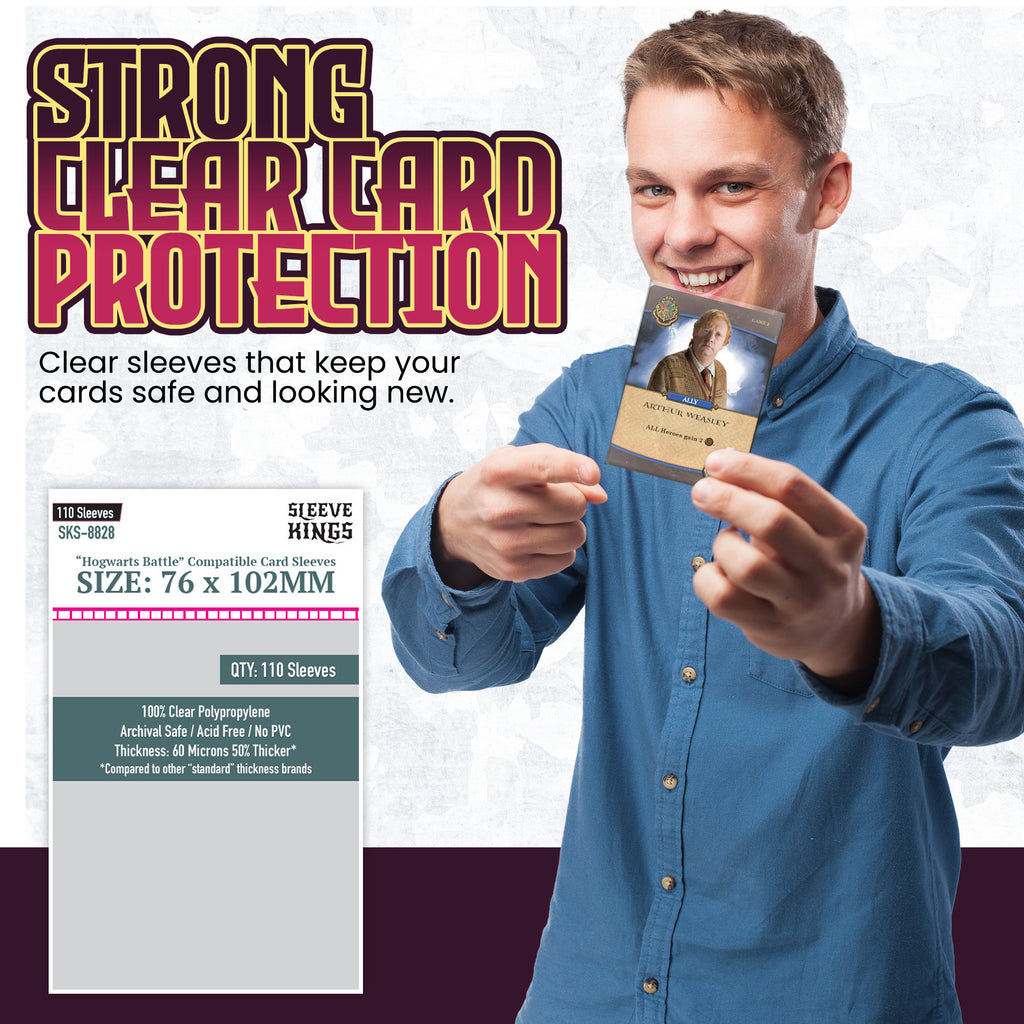 harry potter card sleeves Dragon Shield: Art - Ron Weasley (100) | 14.95 Youll also find satisfaction in surprising a loved one with a fun and challenging pastime that appears to have been made just for them Harry Potter Hogwarts Battle: Card