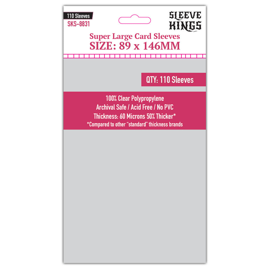 big card sleeves Amazon.com: Jumbo Card Sleeves (40pk Jumbo Sleeves - Large