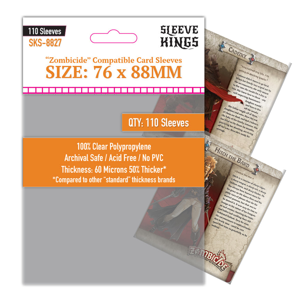 zombicide character card sleeves Sleeve for the character card?