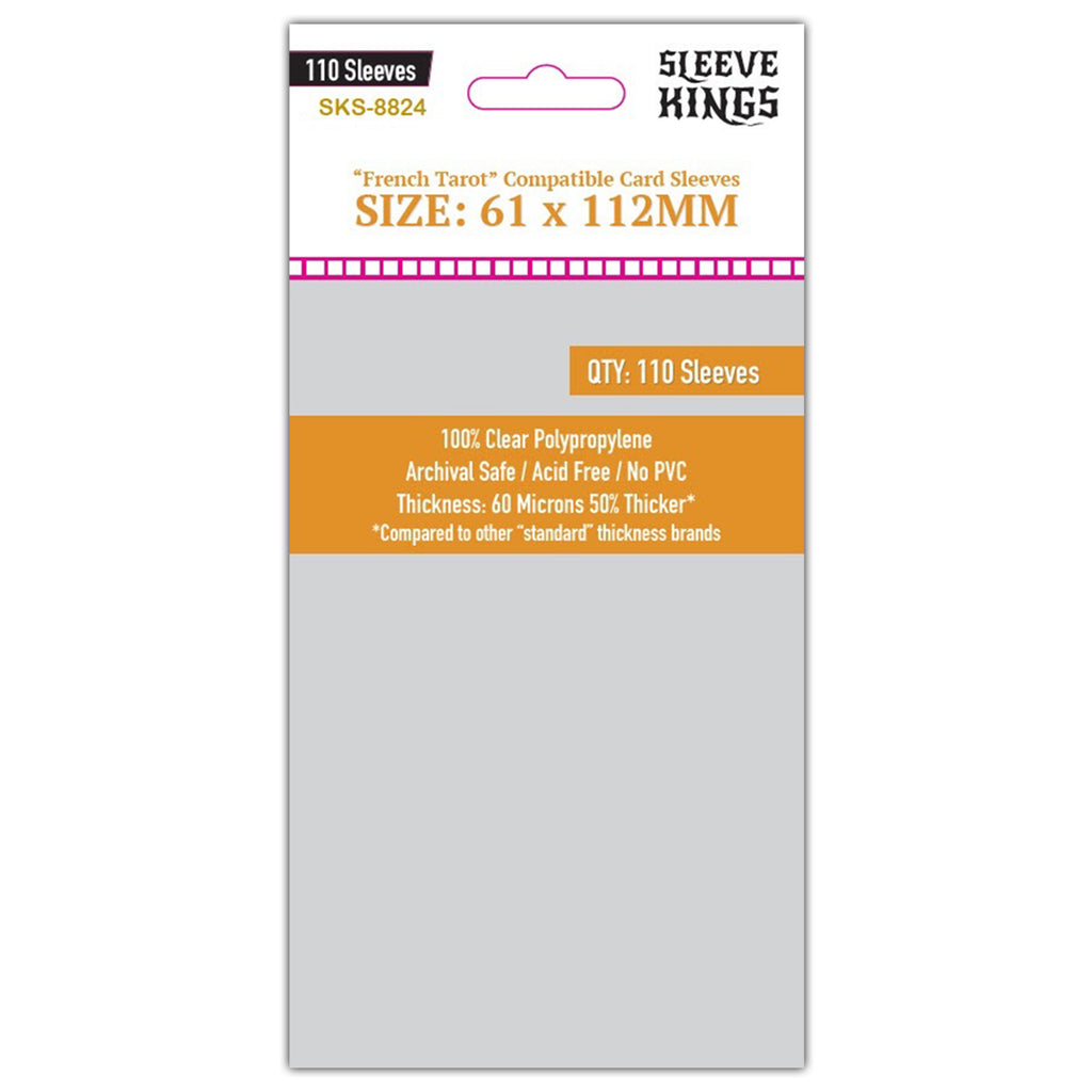 ffg tarot card sleeves French Tarot" Card Sleeves (61x112mm) 110 Pack, 60 Micron, SKS-8824 – sleevekings