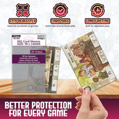 8XL Game Card Sleeves (90x140mm) 110 Pack, 60 Micron, SKS-8839 – sleevekings