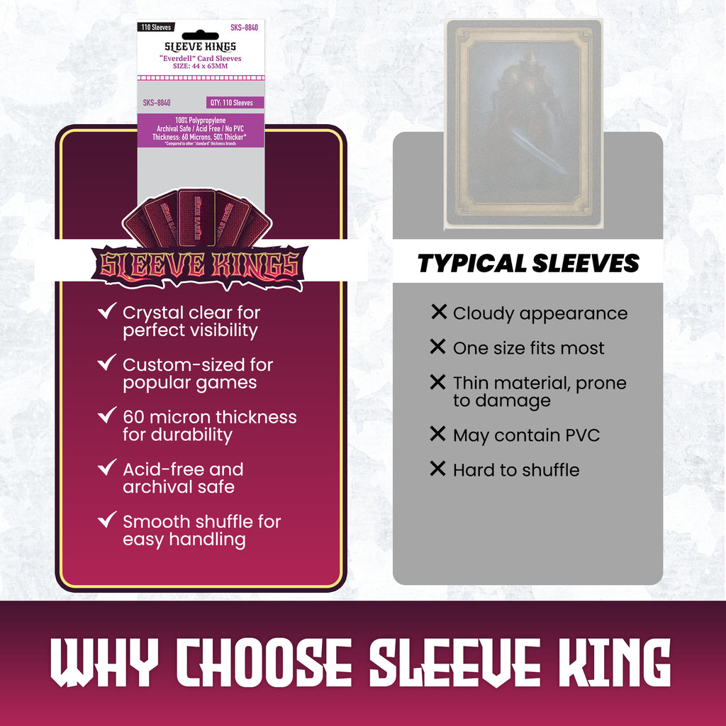 card sleeves for everdell Everdell: Card Sleeve Set | Board Game Accessory
