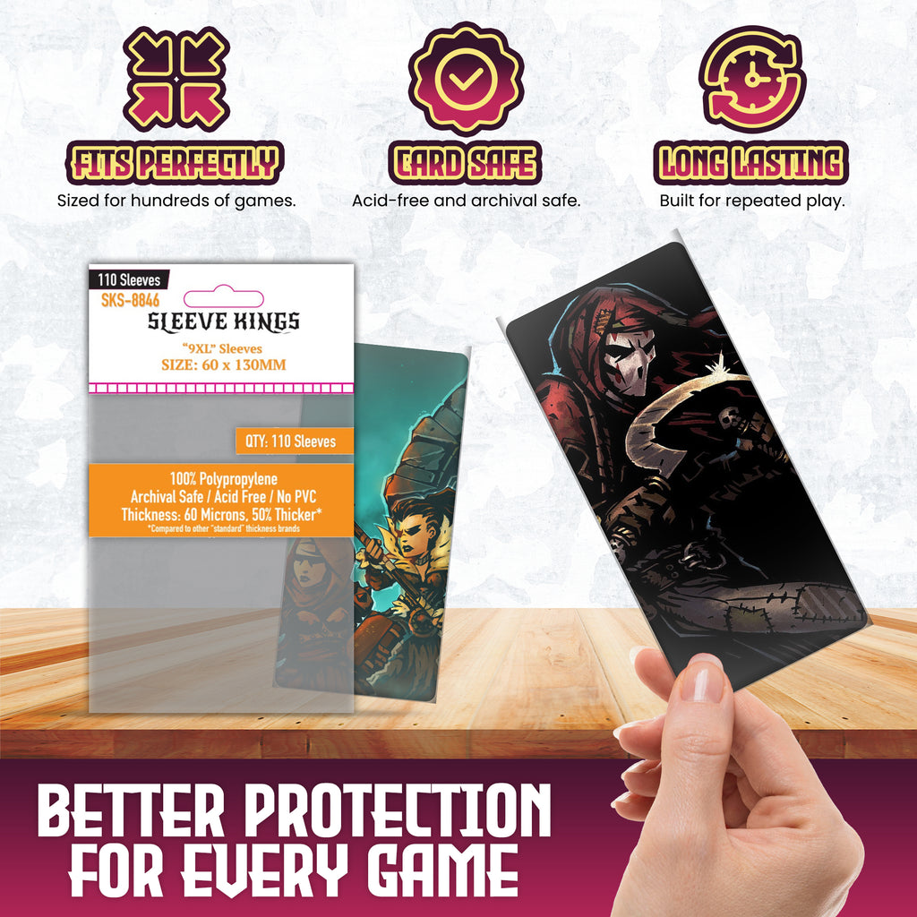 sleeves for card games BCW Board Game and handling damage Side Effects Card Sleeve Kit