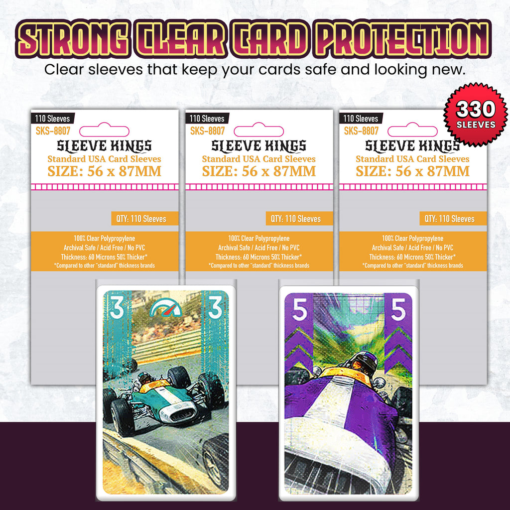 heat card sleeves "Heat: Pedal to the Metal" Compatible Card Sleeve Bundle