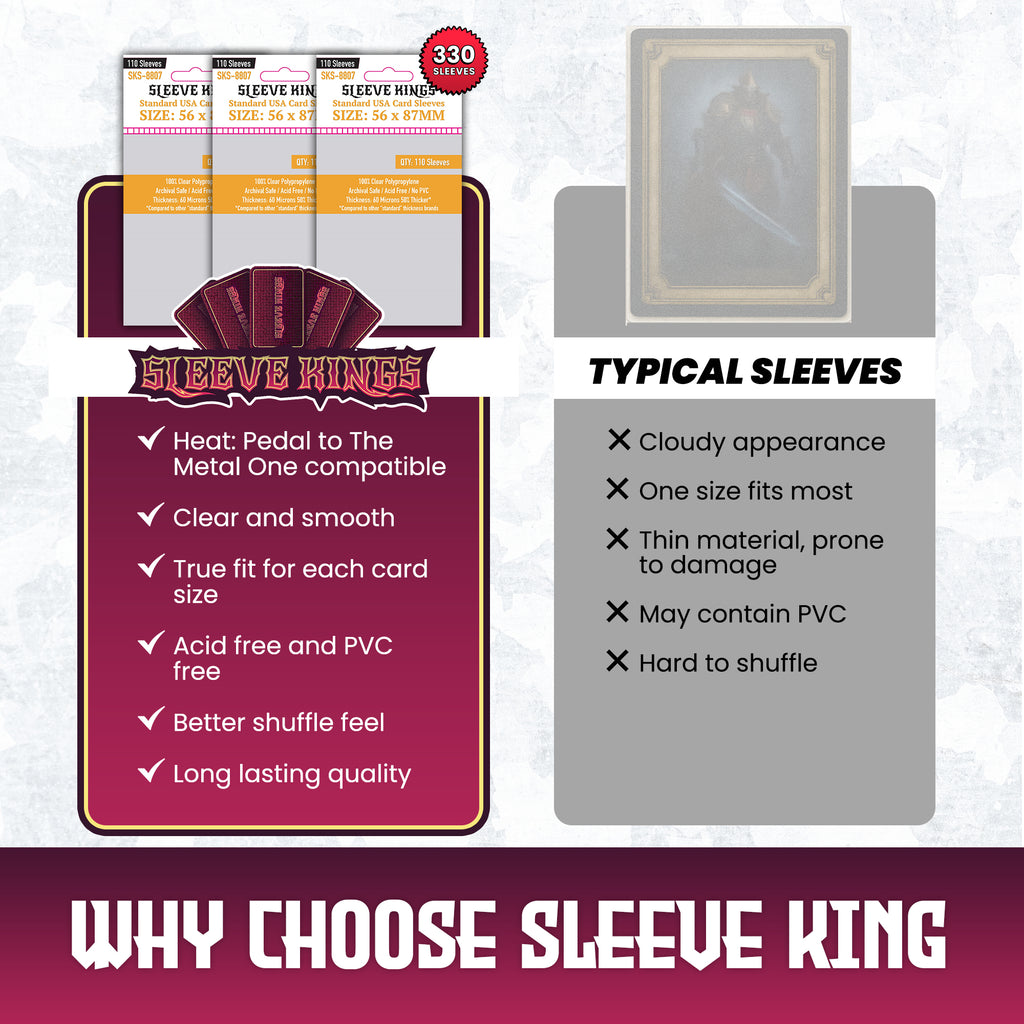 heat board game card sleeves Ryker