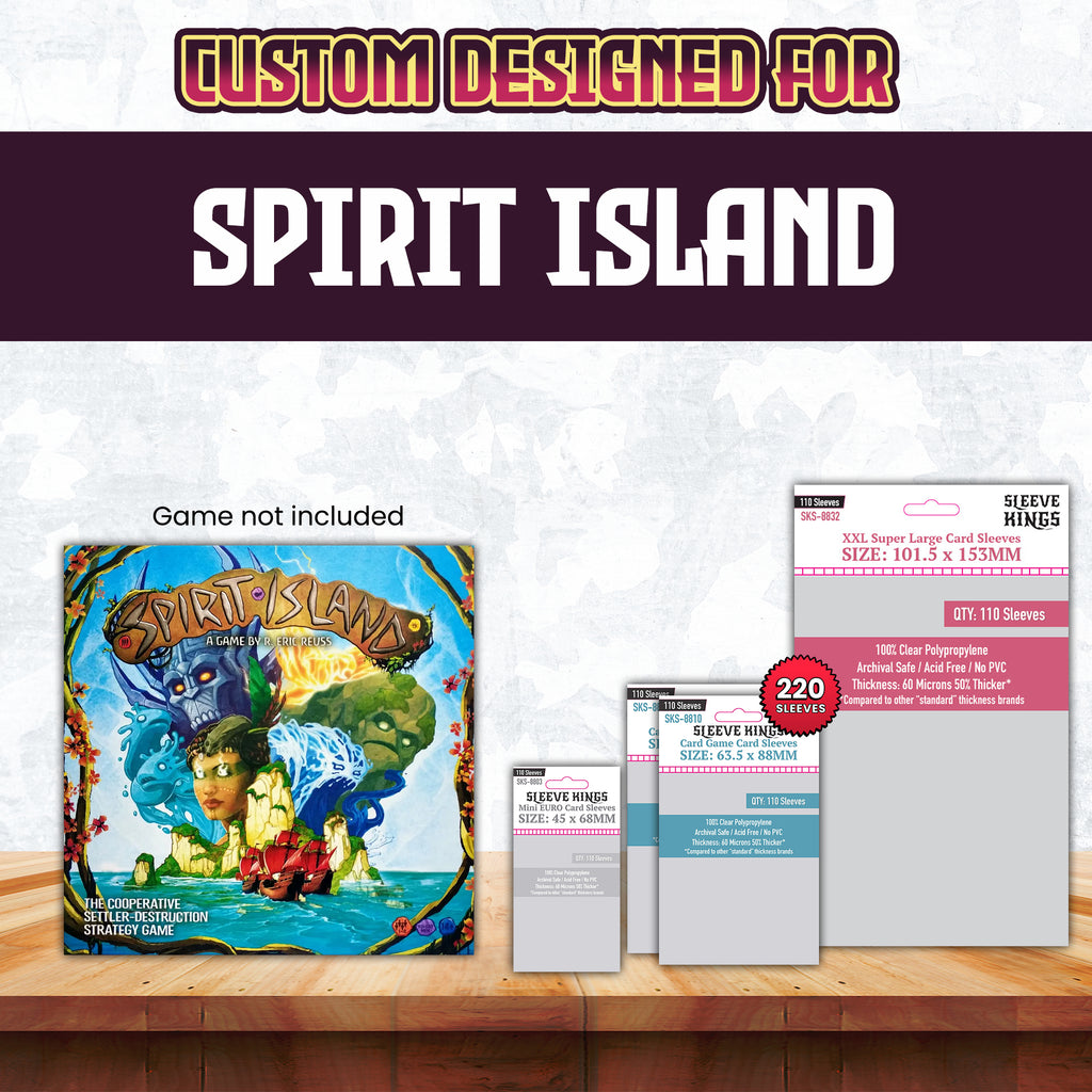 Spirit Island Compatible Card Sleeves