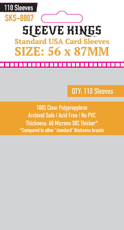 Sleeve Kings Standard USA (56x87mm) Card Sleeves (K-pop