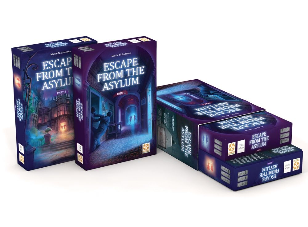 STANDARD EDITION Escape from the Asylum 1-6 Player Cooperative Game
