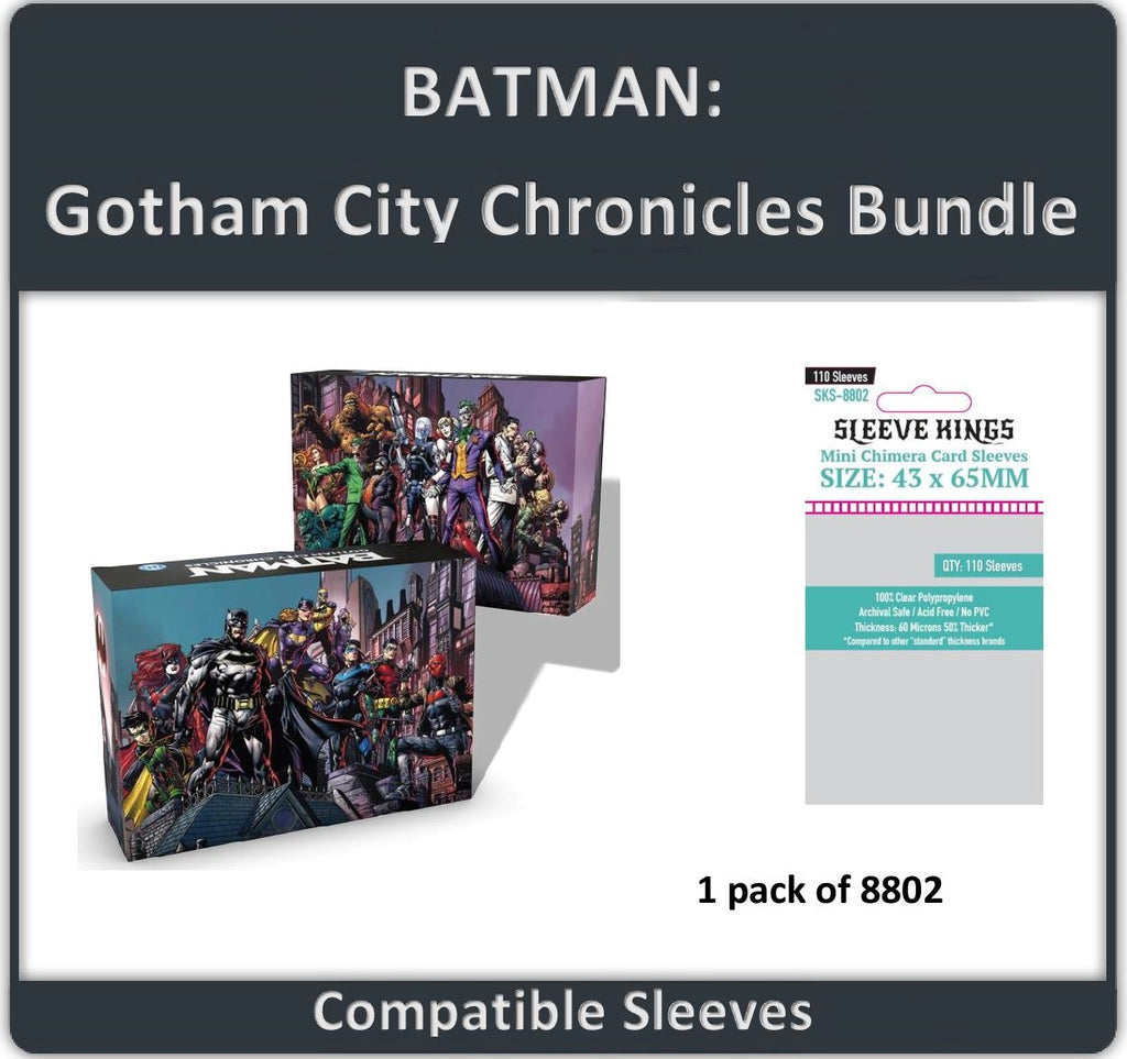 "Batman: Gotham City Chronicles" Compatible Sleeve Bundle (8802 X 1)