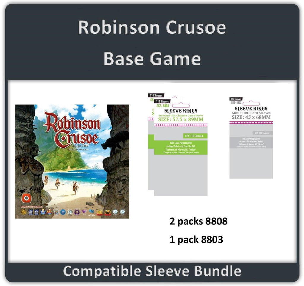 "Robinson Crusoe" Compatible Sleeve Bundle (8803 X 1 + 8808 X 2) "Robinson Crusoe" Compatible Sleeve Bundle (8803 X 1 + 8808 X 2)