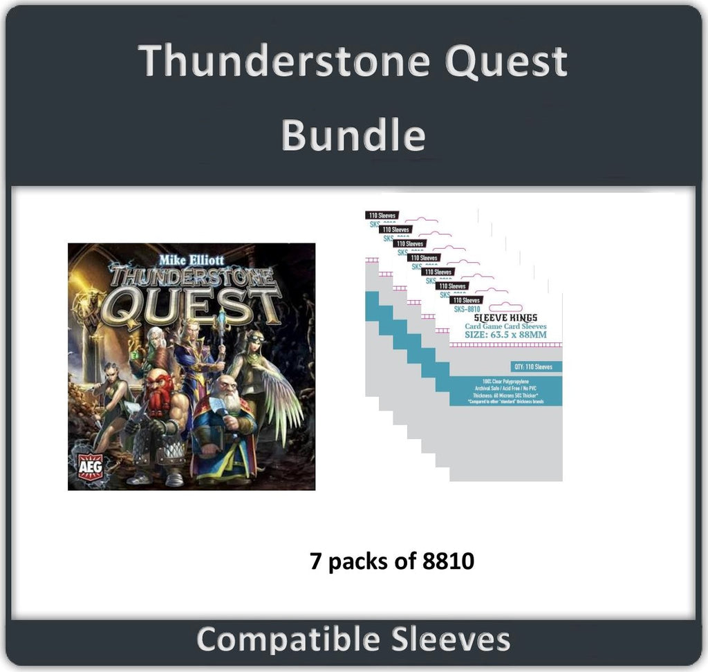 thunderstone quest card sleeves "Thunderstone Quest" Compatible Sleeve Bundle (8810 X 7)