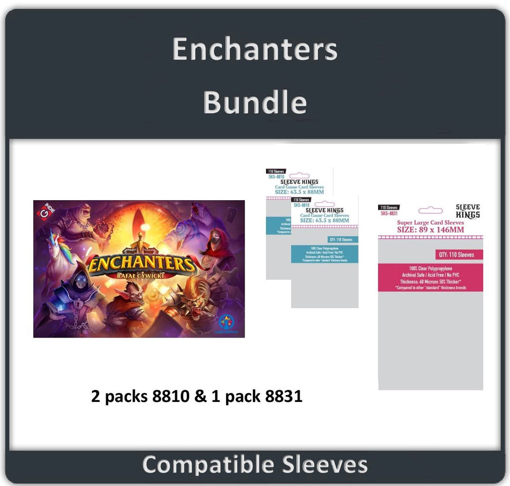 "Enchanters" Compatible Sleeve Bundle (8810 X 2 + 8831 X1)