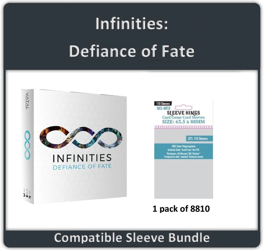 fate card sleeves Infinities: Defiance of Fate" Compatible Sleeve Bundle (8810 X 1) – sleevekings