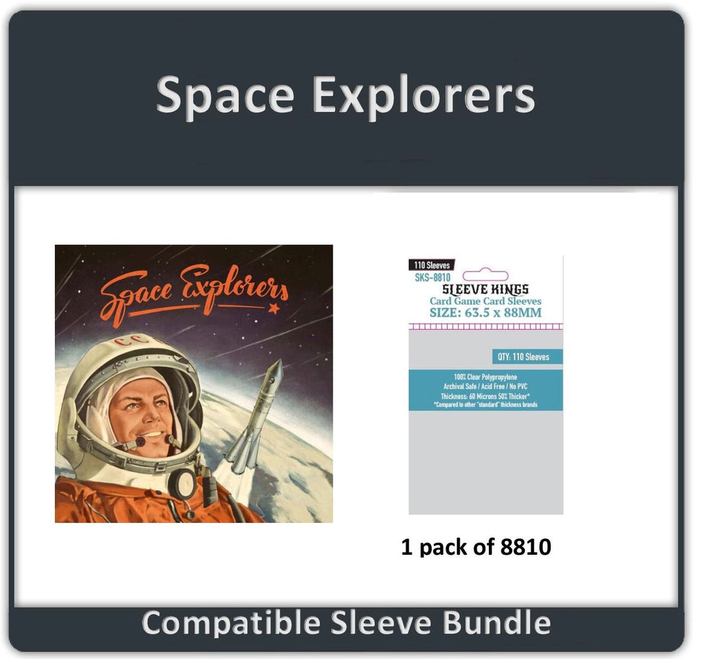 "Space Explorers" Compatible Sleeve Bundle (8810 X 1) 