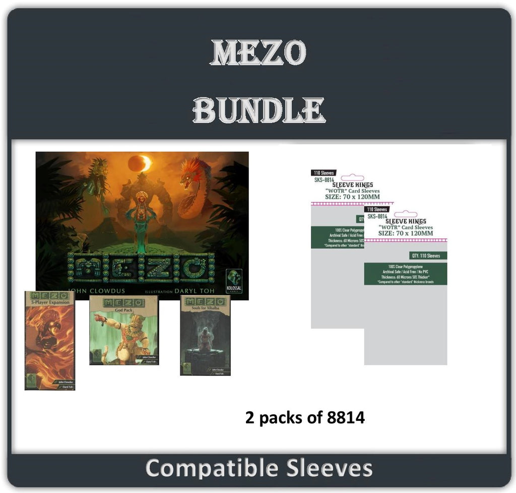 "MEZO Complete Game" Compatible Sleeve Bundle (8814 X 2) 