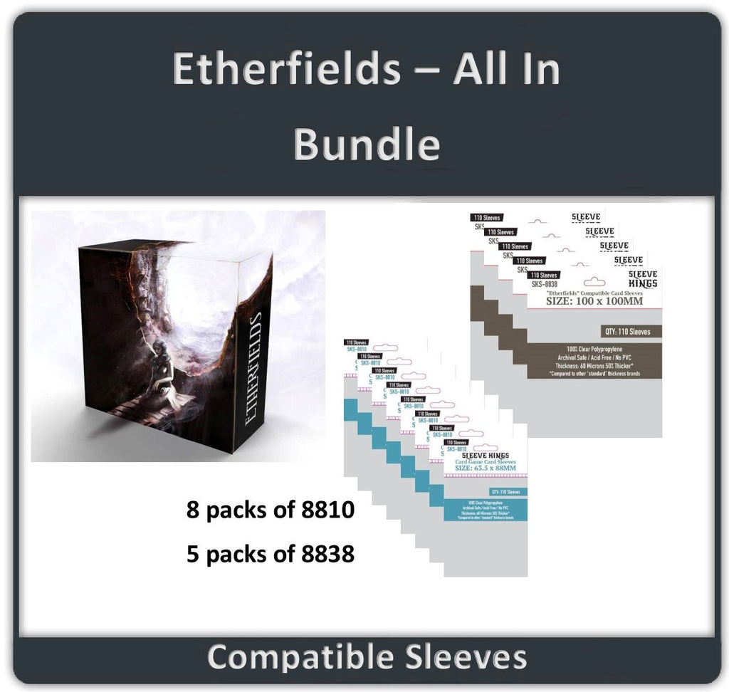 "Etherfields All In Bundle" Compatible Card Sleeve Bundle (8810 X 8 + 8838 X 5)