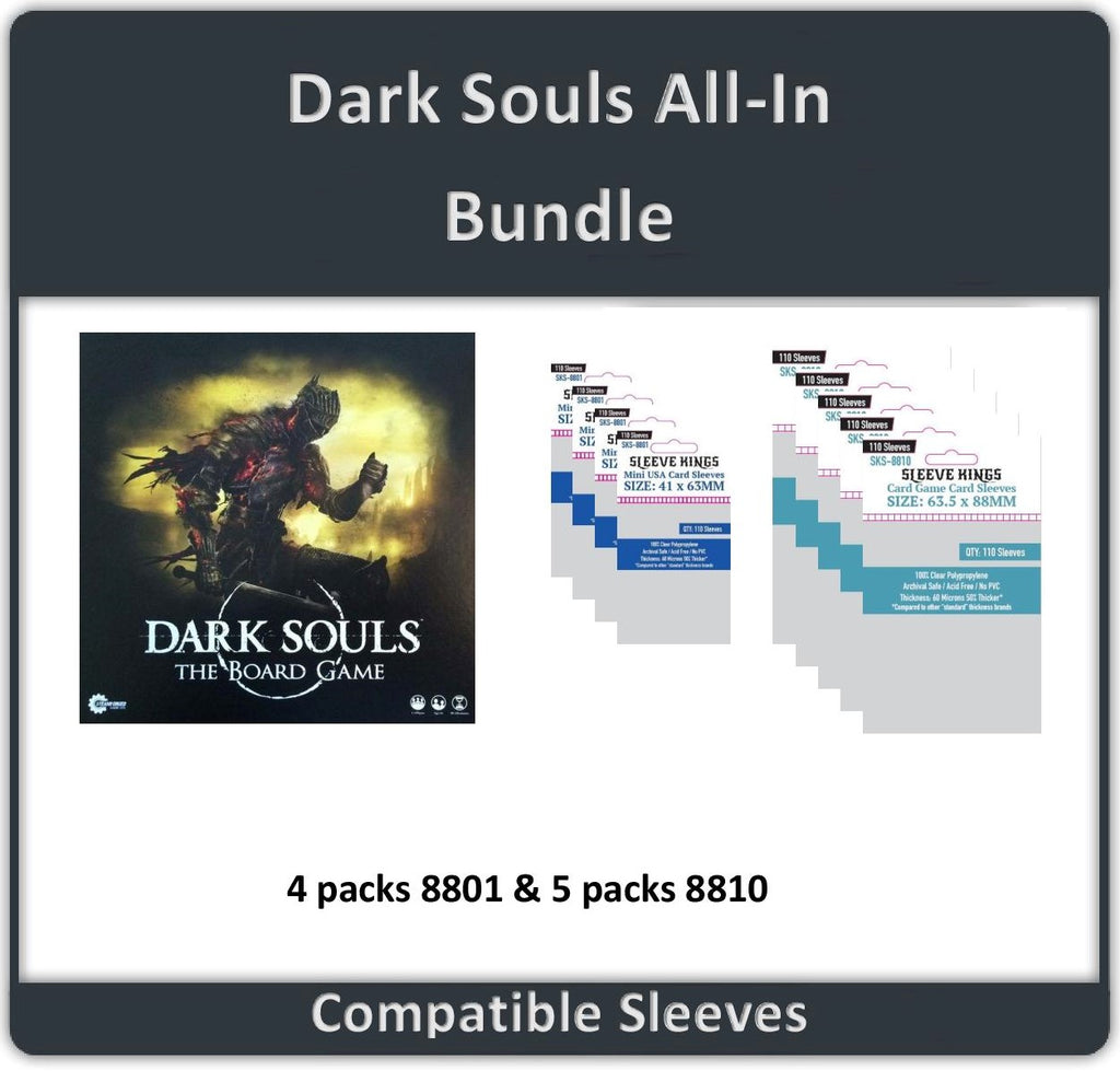 Dark Souls Board Game Compatible Sleeve Bundle - Sleeve Kings sleevekings Dark Souls Board Game Compatible Sleeve Bundle - Sleeve Kings sleevekings