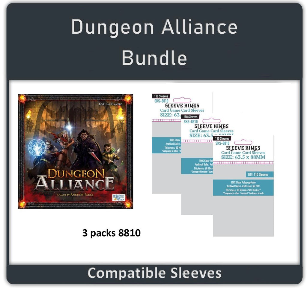 Dungeon Alliance Compatible Card Sleeves - Sleeve Kings Dungeon Alliance Compatible Card Sleeves - Sleeve Kings