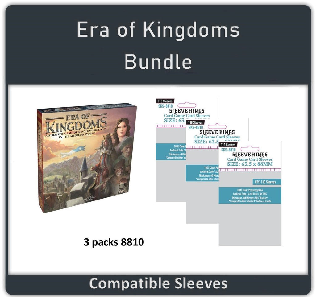 "Era of Kingdoms" Compatible Card Sleeve Bundle (8810 X 3) "Era of Kingdoms" Compatible Card Sleeve Bundle (8810 X 3)