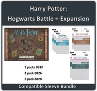 "Harry Potter: Hogwarts Battle" + Expansion Compatible Sleeve Bundle (8810 X 3 + 8826 X 2 + 8828 X 2)