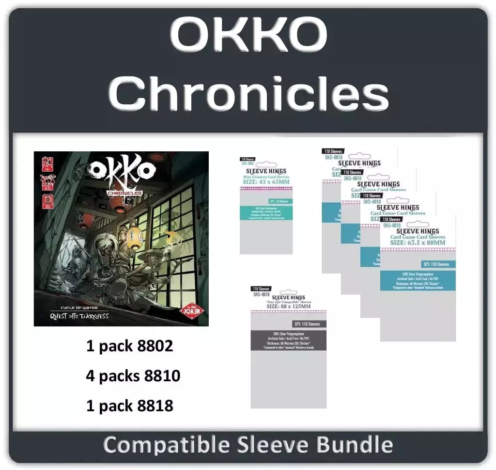 "Okko: Chronicles" Compatible Sleeve Bundle (8802 X 1 + 8810 X 4 + 8818 X 1)