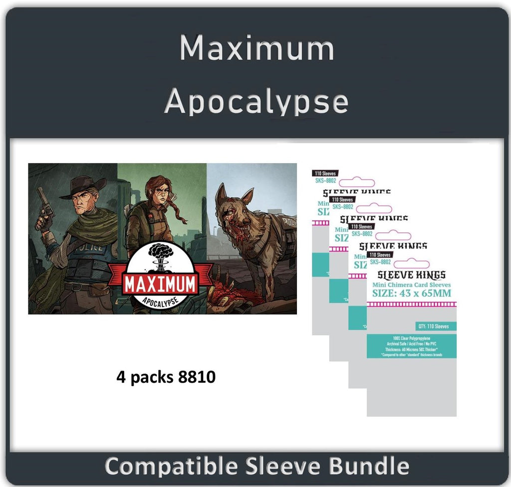 "Maximum Apocalypse" Compatible Sleeve Bundle (8810 X 4)