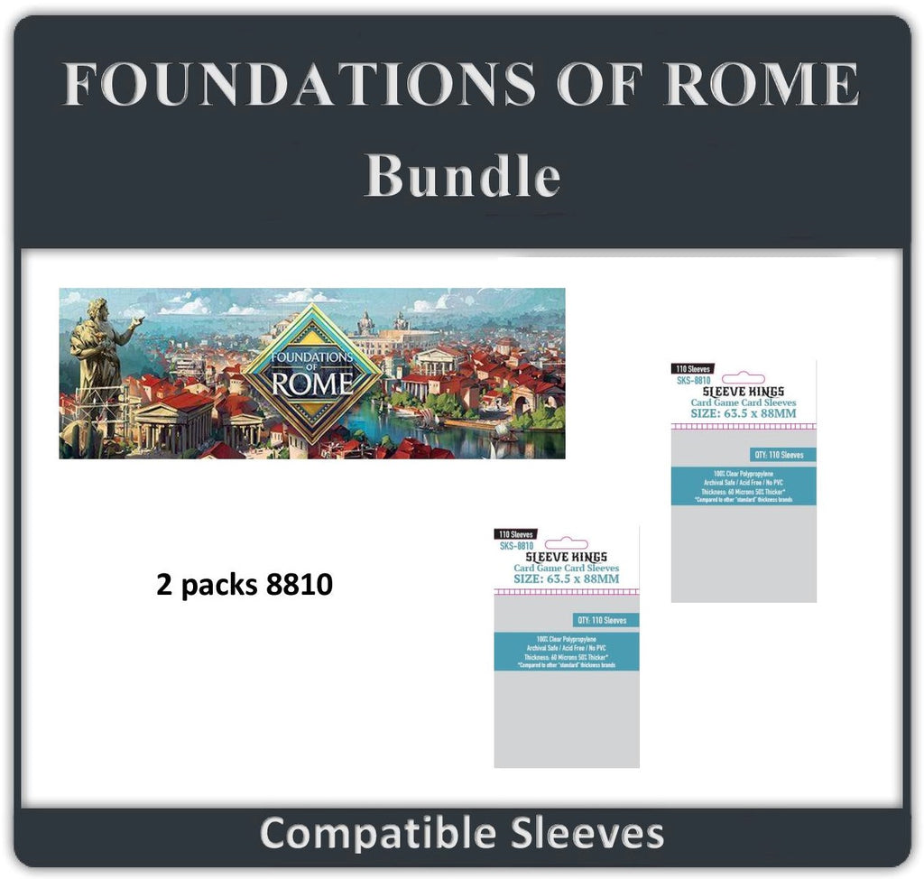 "Foundations of Rome" Compatible Sleeve Bundle (8810 X 2)