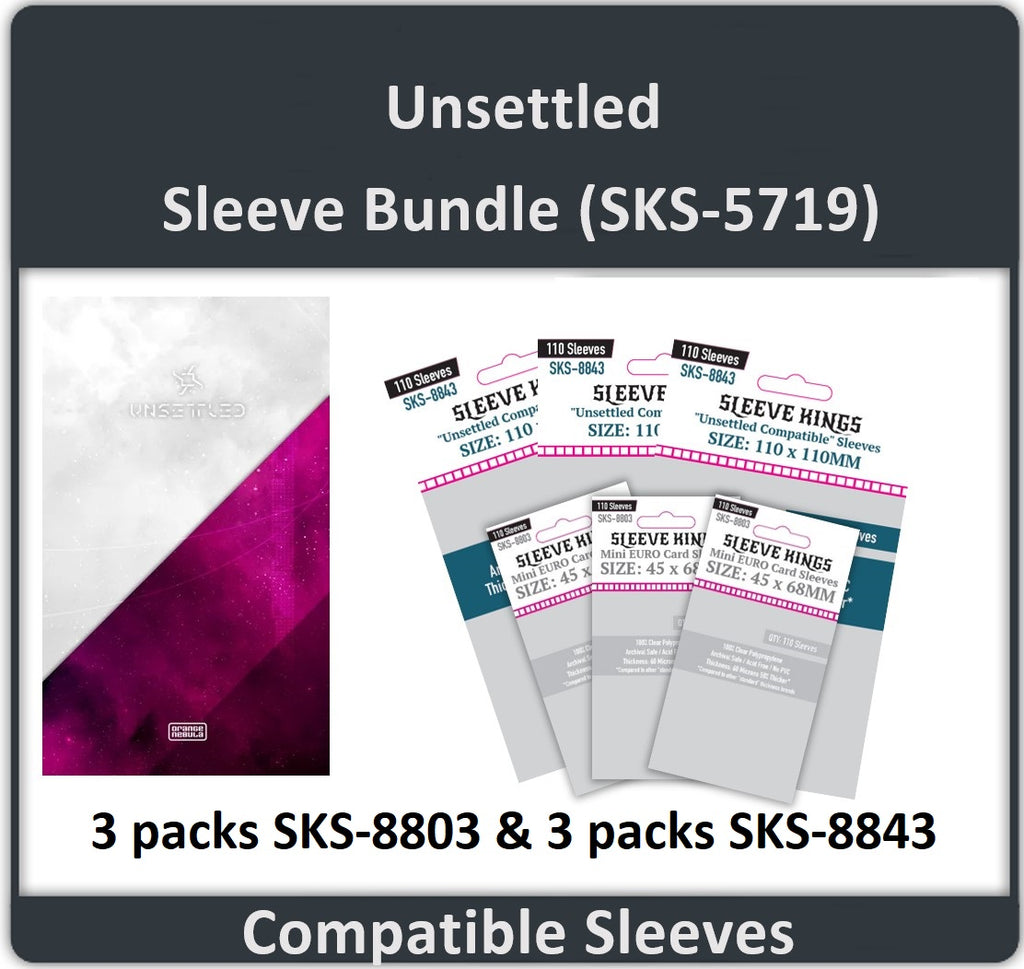 "Unsettled All In" Compatible Sleeve Bundle (8803 X 3, 8843 X 3)