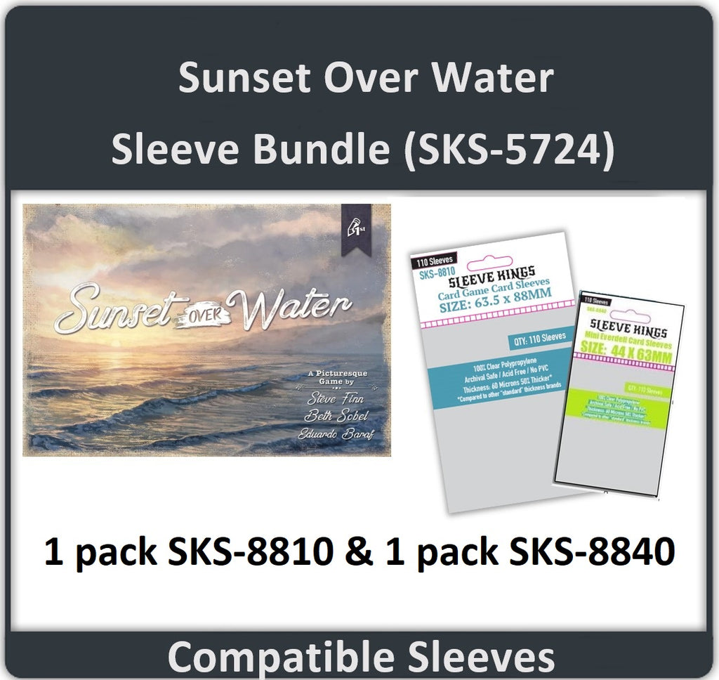 "Sunset Over Water" Compatible Card Sleeve Bundle (8810 X 1, 8840 X 1)