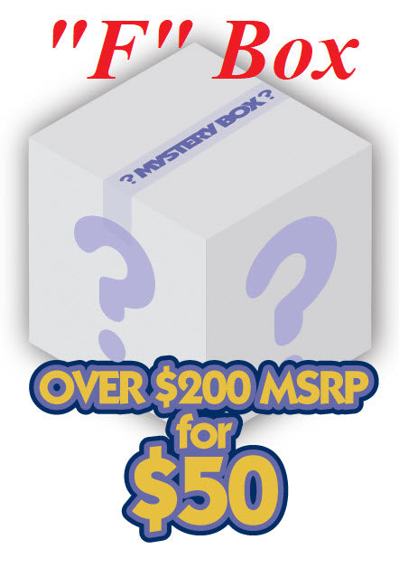 "F Box" -$200 MSRP Mystery Box (6 Games)