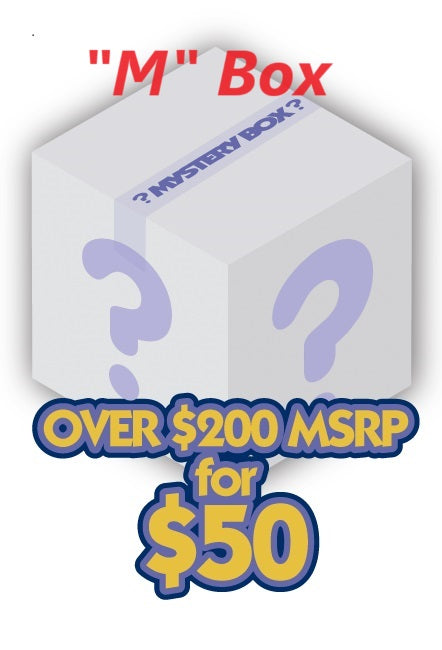 "M" Box -$210 MSRP Mystery Box (6 Games)  **SPECIAL**