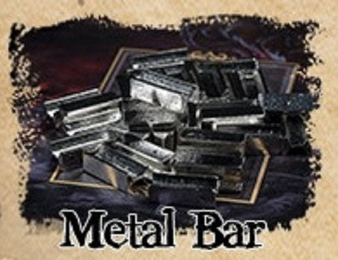 Metal Alloy 10-pack Resource Tokens: Metal Bars