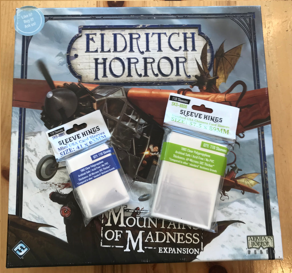 Eldritch Horror Compatible Sleeve Bundle - Sleeve Kings sleevekings Eldritch Horror Compatible Sleeve Bundle - Sleeve Kings sleevekings