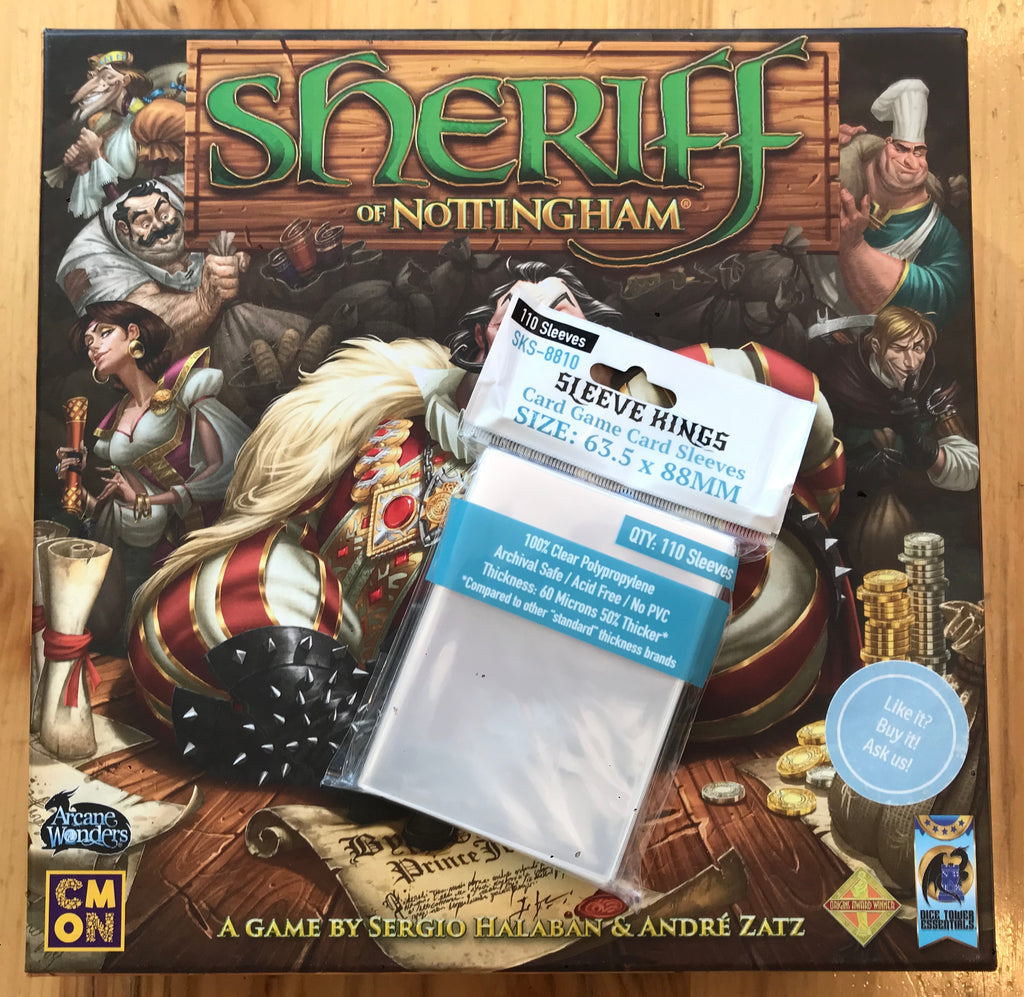 Sheriff of Nottingham" + Expansion Compatible Sleeve Bundle (8810 X 3 sleevekings Sheriff of Nottingham" + Expansion Compatible Sleeve Bundle (8810 X 3 sleevekings