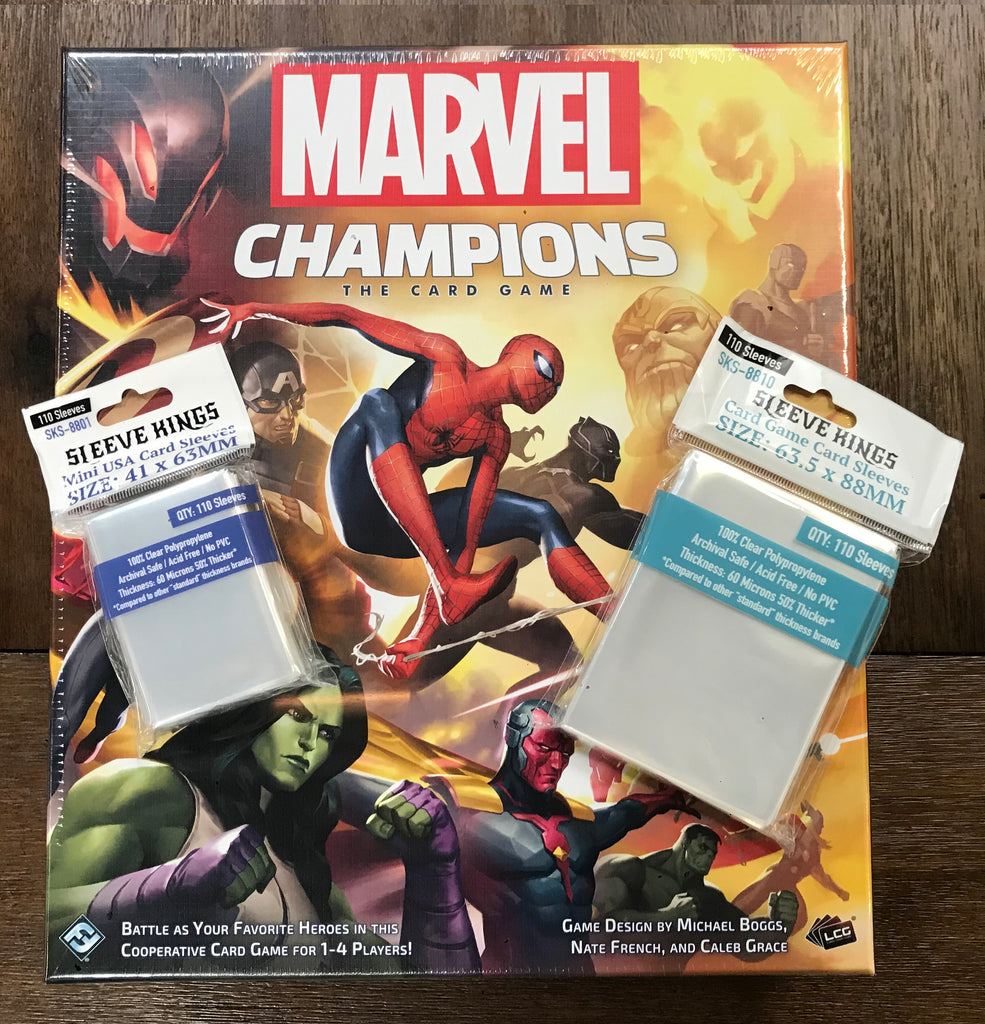 Marvel Champions: The Card Game Compatible Sleeve Bundle - Sleeve Kings sleevekings Marvel Champions: The Card Game Compatible Sleeve Bundle - Sleeve Kings sleevekings