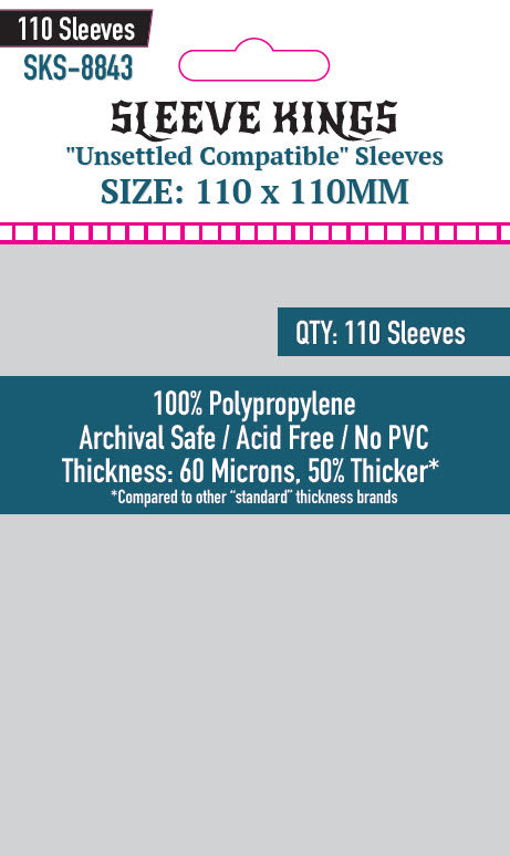 sleeve kings card sleeves review Sleeve Kings 60 Micron Standard Card Sleeves for Board Games by Imperial Publishing Inc New Review! Put Sleeve Kings to the strength test! Kickstarter