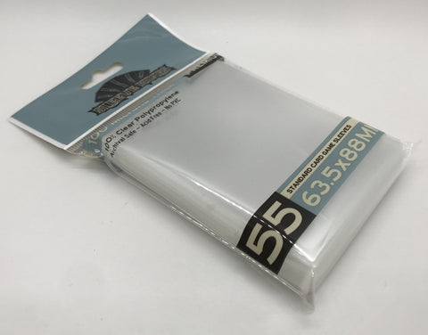 Biogenik Premium Transparent PVC Card Sleeves 25pk 